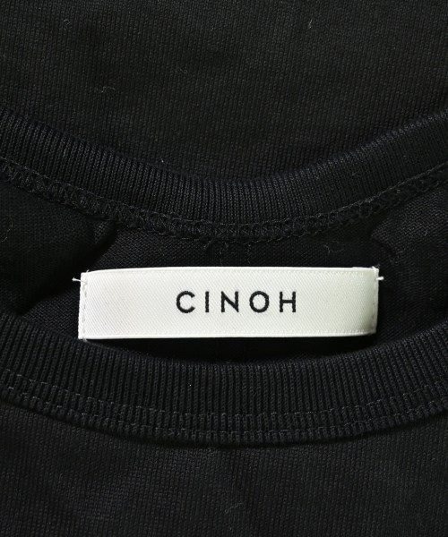 CINOH（チノ）Tシャツ・カットソー 黒 サイズ:38(M位) レディース/2200694958061