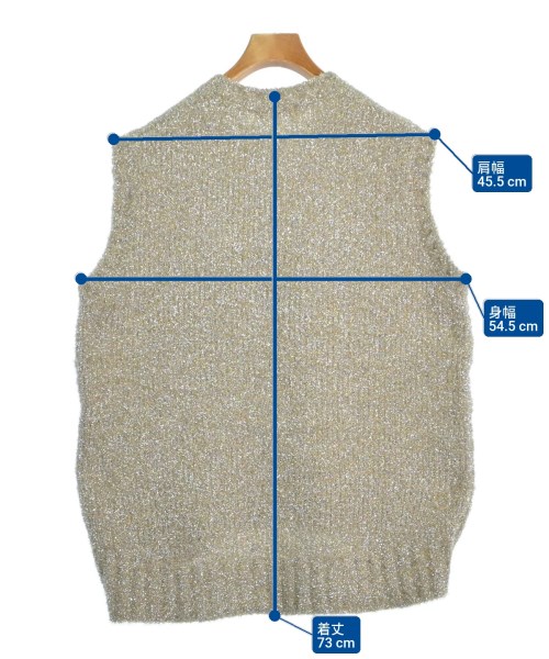 CINOH（チノ）ベスト シルバー サイズ:F レディース/2200658545016