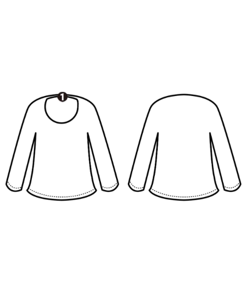 CINOH（チノ）カジュアルシャツ 黒 サイズ:36(S位) レディース/2200648356028