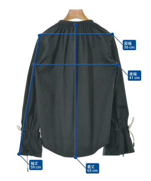 CINOH（チノ）カジュアルシャツ 黒 サイズ:36(S位) レディース/2200648356028