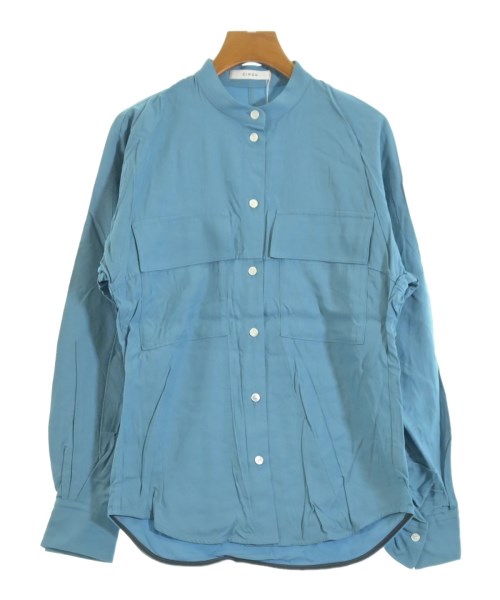 CINOH(チノ)ブラウス 青 サイズ:36(S位)/2200646542201