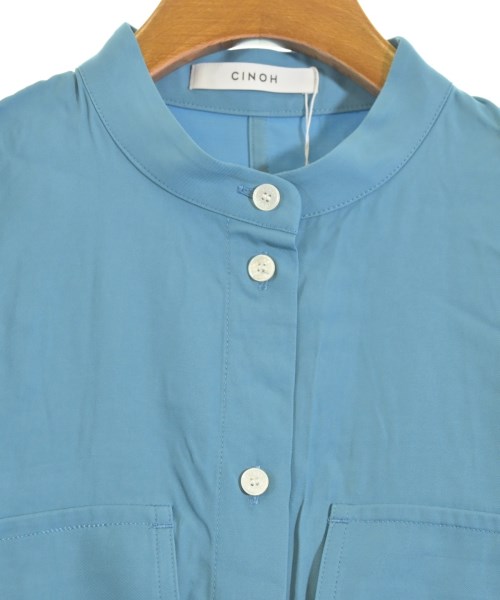CINOH（チノ）ブラウス 青 サイズ:36(S位) レディース/2200646542201