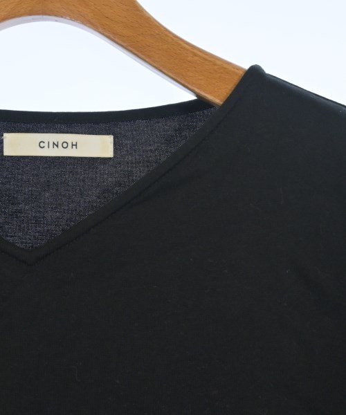CINOH（チノ）Tシャツ・カットソー 黒 サイズ:38(M位) レディース/2200705597234