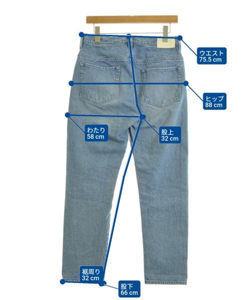 CINOH（チノ）デニムパンツ 青 サイズ:26(M位) レディース/2200665458019