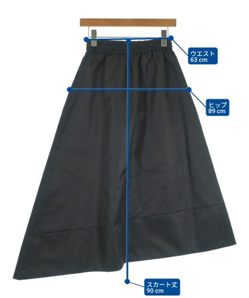 CINOH（チノ）ロング・マキシ丈スカート 黒 サイズ:36(S位) レディース/2200703575050