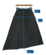 CINOH（チノ）ロング・マキシ丈スカート 黒 サイズ:38(M位) レディース/2200691608655