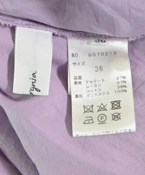 The Virgnia（ザヴァージニア）シャツワンピース 紫 サイズ:36(S位) レディース/2200636849327