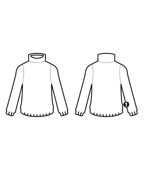 The Virgnia（ザヴァージニア）ニット・セーター 青 サイズ:900(M位) レディース/2200677095028