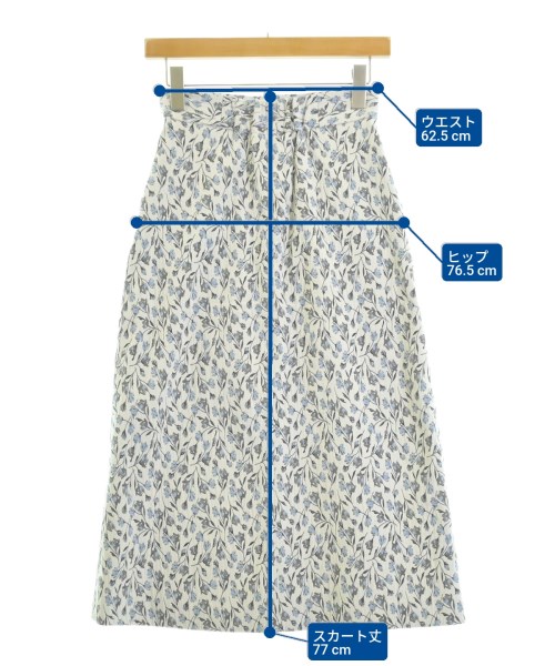 The Virgnia（ザヴァージニア）ロング・マキシ丈スカート 青 サイズ:38(M位) レディース/2200666428080