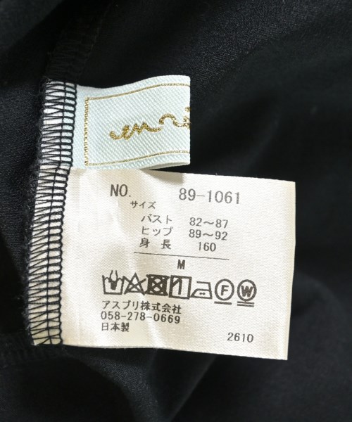 en recre（アンレクレ）ワンピース 黒 サイズ:M レディース/2200674557024