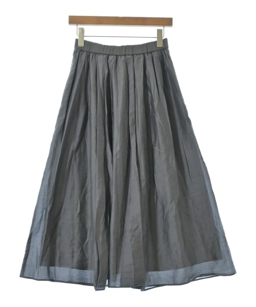自由区（ジユウク）ロング・マキシ丈スカート グレー サイズ:38(M位) レディース/2200633299149