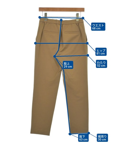 自由区（ジユウク）スラックス ベージュ サイズ:36(S位) レディース/2200622945057