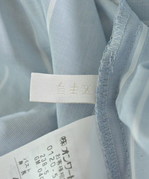 自由区（ジユウク）ブラウス 青 サイズ:40(M位) レディース/2200633464059