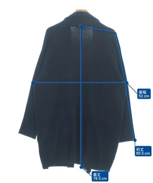 自由区（ジユウク）カーディガン 紺 サイズ:38(M位) レディース/2200632073023