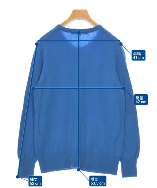 自由区（ジユウク）カーディガン 青 サイズ:40(M位) レディース/2200616732113