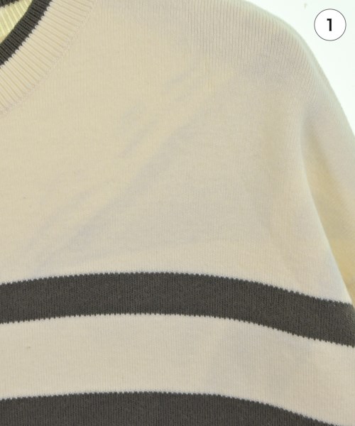 自由区（ジユウク）ニット・セーター 白 サイズ:38(M位) レディース/2200616732205