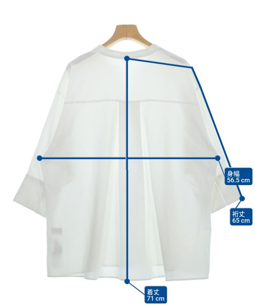 自由区（ジユウク）ブラウス 白 サイズ:38(M位) レディース/2200616732304