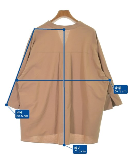 自由区（ジユウク）ブラウス ベージュ サイズ:38(M位) レディース/2200616732311