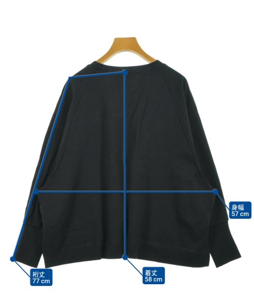 自由区（ジユウク）Tシャツ・カットソー 黒 サイズ:38(M位) レディース/2200616732472