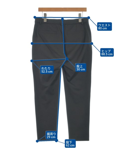 自由区（ジユウク）スラックス 黒 サイズ:42(L位) レディース/2200616732526