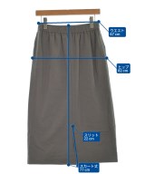 自由区（ジユウク）ロング・マキシ丈スカート 茶 サイズ:40(M位) レディース/2200616732540