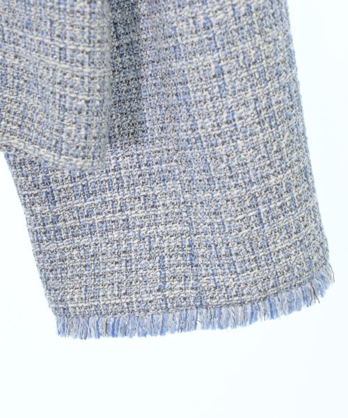 自由区（ジユウク）ノーカラージャケット 青 サイズ:38(M位) レディース/2200672942044