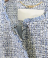 自由区（ジユウク）ノーカラージャケット 青 サイズ:38(M位) レディース/2200672942044