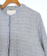 自由区（ジユウク）ノーカラージャケット 青 サイズ:38(M位) レディース/2200672942044