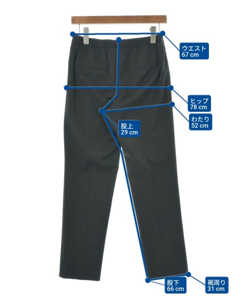 自由区（ジユウク）スラックス グレー サイズ:40(M位) レディース/2200680197016