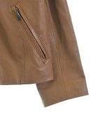 自由区（ジユウク）ライダース 茶 サイズ:32(XXS位) レディース/2200649651030