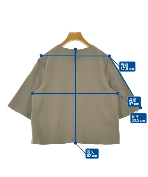 自由区（ジユウク）ブラウス グレー サイズ:38(M位) レディース/2200655929017