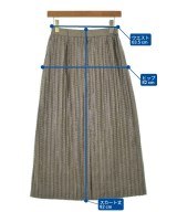 自由区（ジユウク）ロング・マキシ丈スカート グレー サイズ:38(M位) レディース/2200655929024