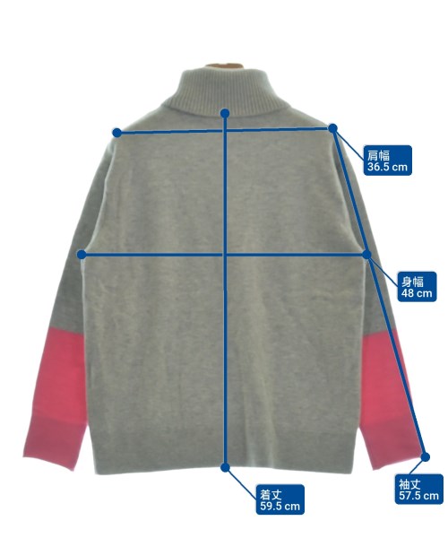 自由区（ジユウク）ニット・セーター グレー サイズ:38(M位) レディース/2200657504069