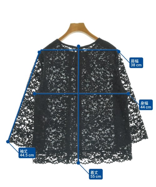 自由区（ジユウク）ブラウス 黒 サイズ:38(M位) レディース/2200659476067