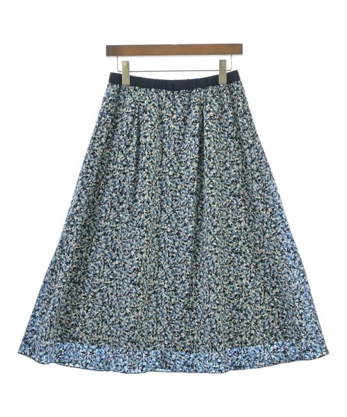 自由区（ジユウク）ロング・マキシ丈スカート 紺 サイズ:38(M位) レディース/2200628228123