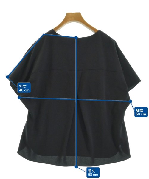 自由区（ジユウク）ブラウス 黒 サイズ:40(M位) レディース/2200642771209