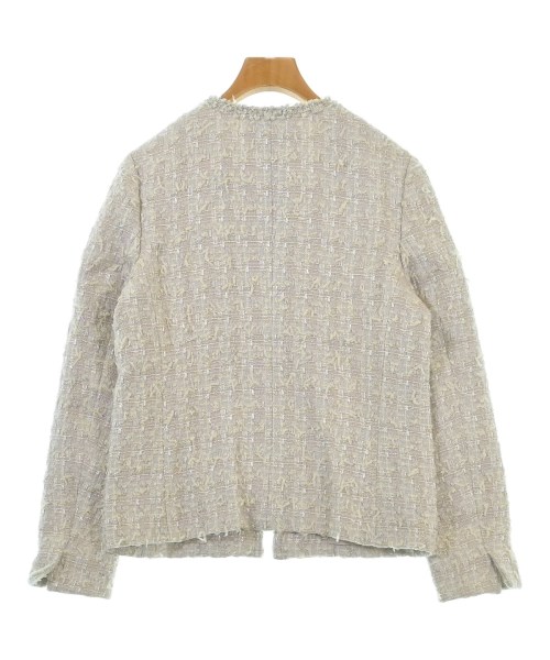 自由区（ジユウク）ノーカラージャケット ベージュ サイズ:36(S位) レディース/2200648800026