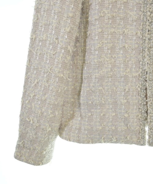 自由区（ジユウク）ノーカラージャケット ベージュ サイズ:36(S位) レディース/2200648800026