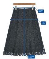 自由区（ジユウク）ロング・マキシ丈スカート 黒 サイズ:38(M位) レディース/2200654089026