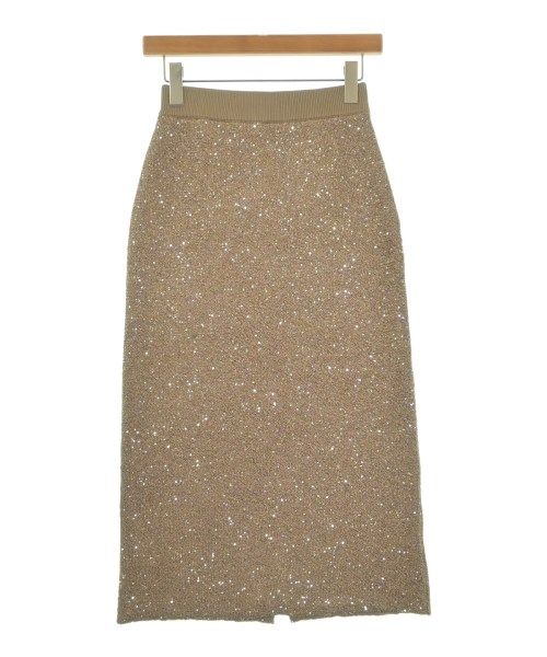 自由区(ジユウク)ロング・マキシ丈スカート ベージュ サイズ:32(XS位)/2200656165254