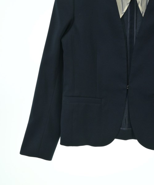自由区（ジユウク）カジュアルジャケット 紺 サイズ:32(XS位) レディース/2200664413026
