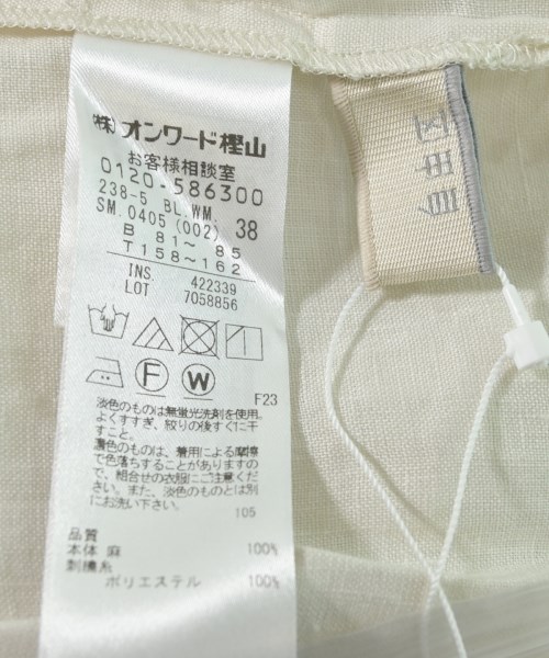 自由区（ジユウク）カジュアルシャツ 白 サイズ:38(M位) レディース/2200725333348