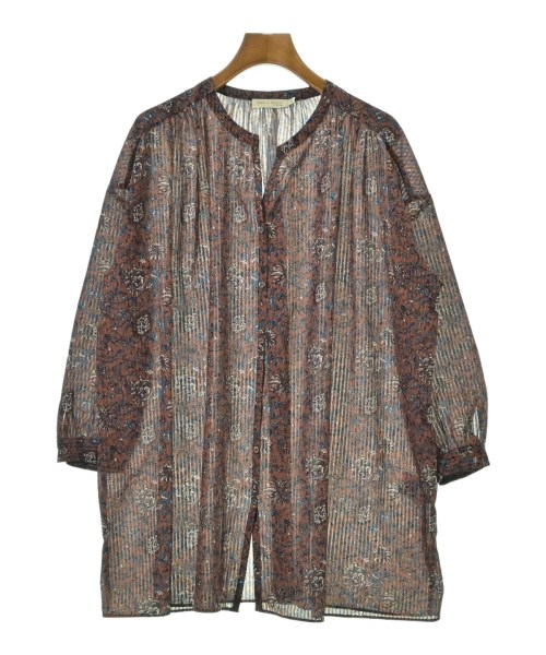 see U soon(シーユースーン)カジュアルシャツ 茶 サイズ:TU(F)/2200650588066