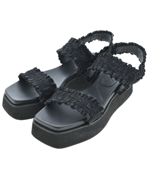 LE TALON(ル　タロン)サンダル 黒 サイズ:M(23.5cm位)/2200642007049