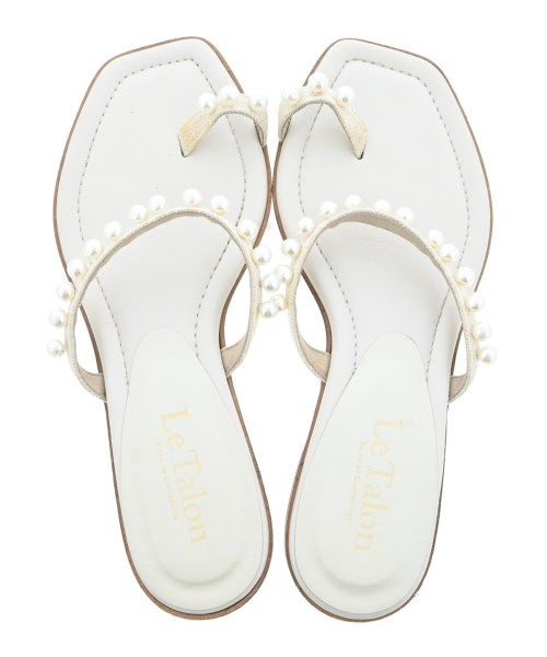 LE TALON（ル　タロン）サンダル 白 サイズ:SS(21.5cm位) レディース/2200614040081