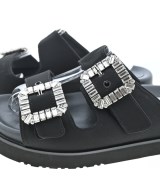 LE TALON（ル　タロン）サンダル 黒 サイズ:L(24.5cm位) レディース/2200619850029