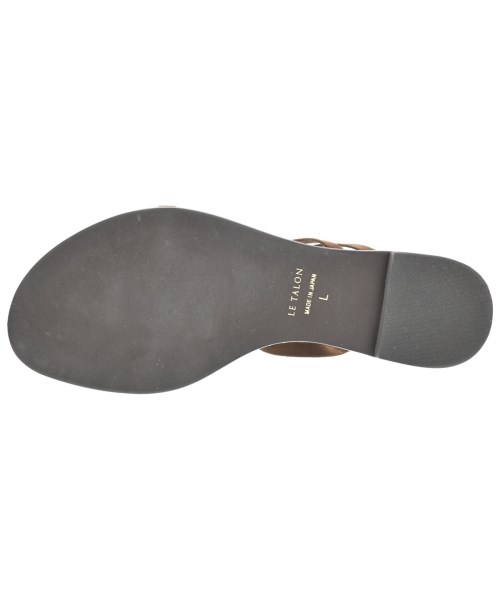 LE TALON（ル　タロン）サンダル 茶 サイズ:L(24.5cm位) レディース/2200671566067