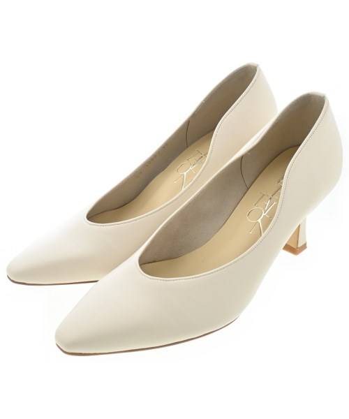 LE TALON(ル　タロン)パンプス 白 サイズ:22.5cm/2200659832078
