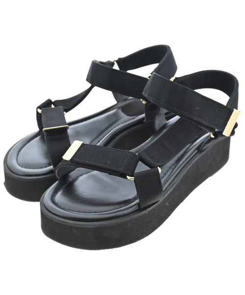 LE TALON(ル　タロン)サンダル 黒 サイズ:S(22.5cm位)/2200671880040