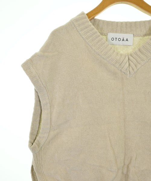 otoaa（オトアー）ベスト/ノースリーブ ベージュ サイズ:F レディース/2200625068234